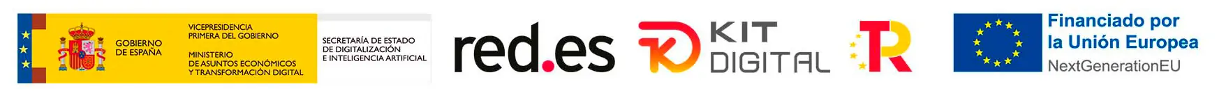 Kit Digital &middot; red.es &middot; Financiado por la Uni&oacute;n Europea NextGenerationEU &middot; Plan de Recuperaci&oacute;n, Transformaci&oacute;n y Resiliencia
